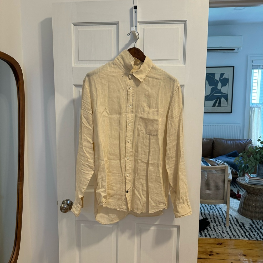 Taylor Stitch Linen Shirt 44